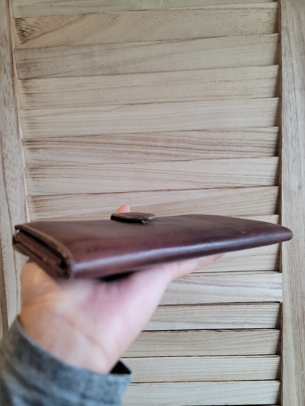 Dior Vintage Wallet Brown, Leather - Picture 4 of 11